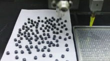 Dispensing assembly of micro electronic components