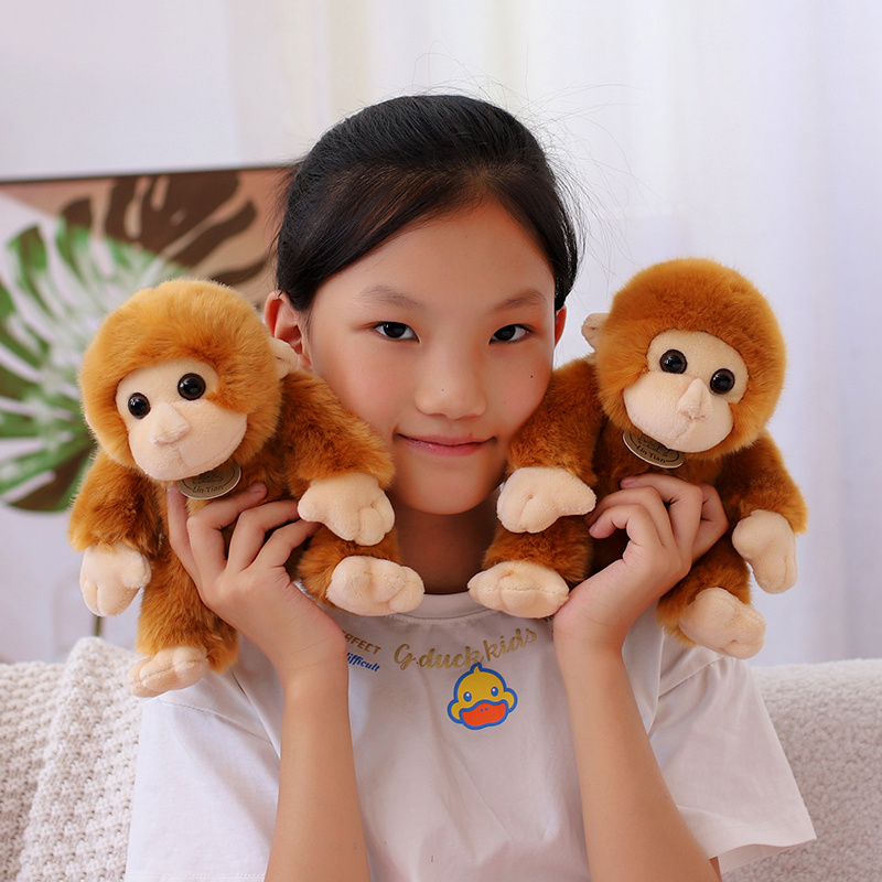 Simulation Stuffed Animal Toy Cute Monkey Plush Toy Children's Gift