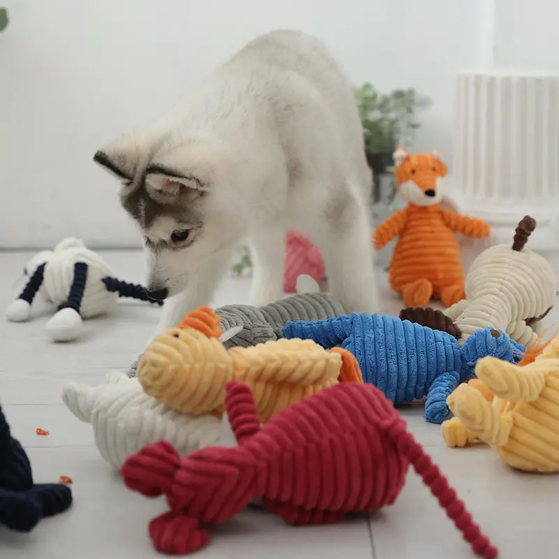 Squeaky Pet Toys Dog Chew Chew Toys for Puppy Teething Plush Toy for