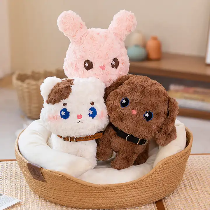 New Arrival Stuffed Animal Toy Plush Doll Lovely Dog Home Decoration