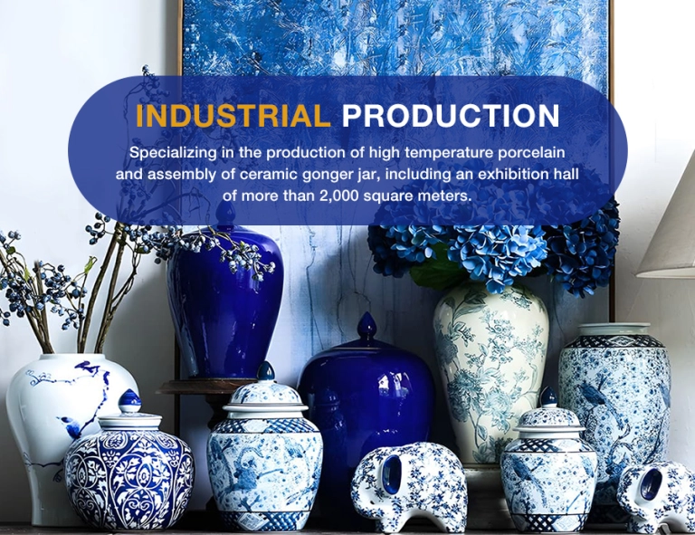 Chinesischer Keramik-Ingwerglas-Hersteller und Fabrik