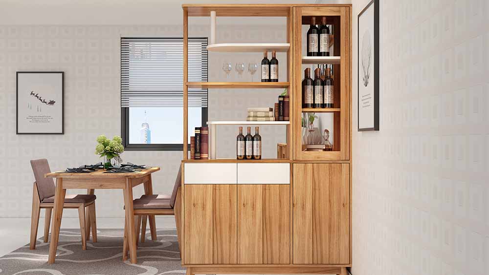 Gabinete de vino para sala de estar, gabinete lateral de comedor, gabinete de habitación multifunción