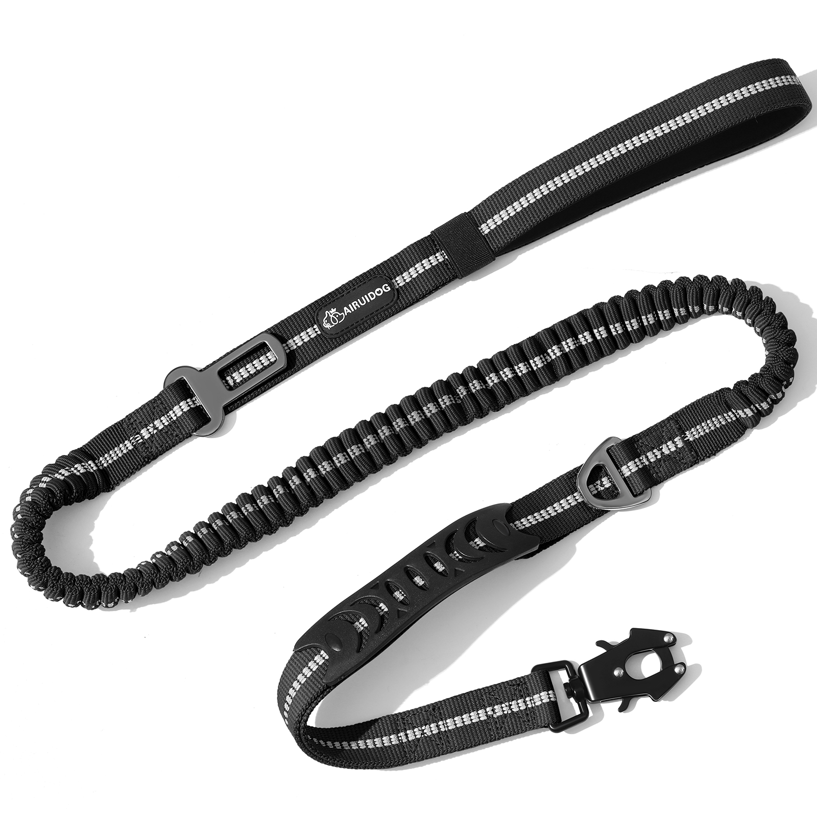 Heavy Duty Tactical Bungee Dog Leash 46FT No Pull Dog Leash AIRUIDOG