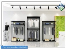 Men Clothing Shop Furniture Design Store Clothes Rack Metal Hanging Clothing Display Stands VA201