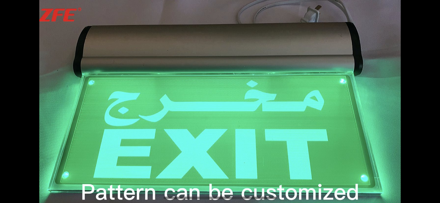 ZFE Wholesale ZF-800S Emergency exit sign light with a good price made by Guangdong Zhenhui Supplier