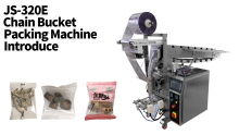 JS-320E Semi automatic chain bucket packing machine introduce