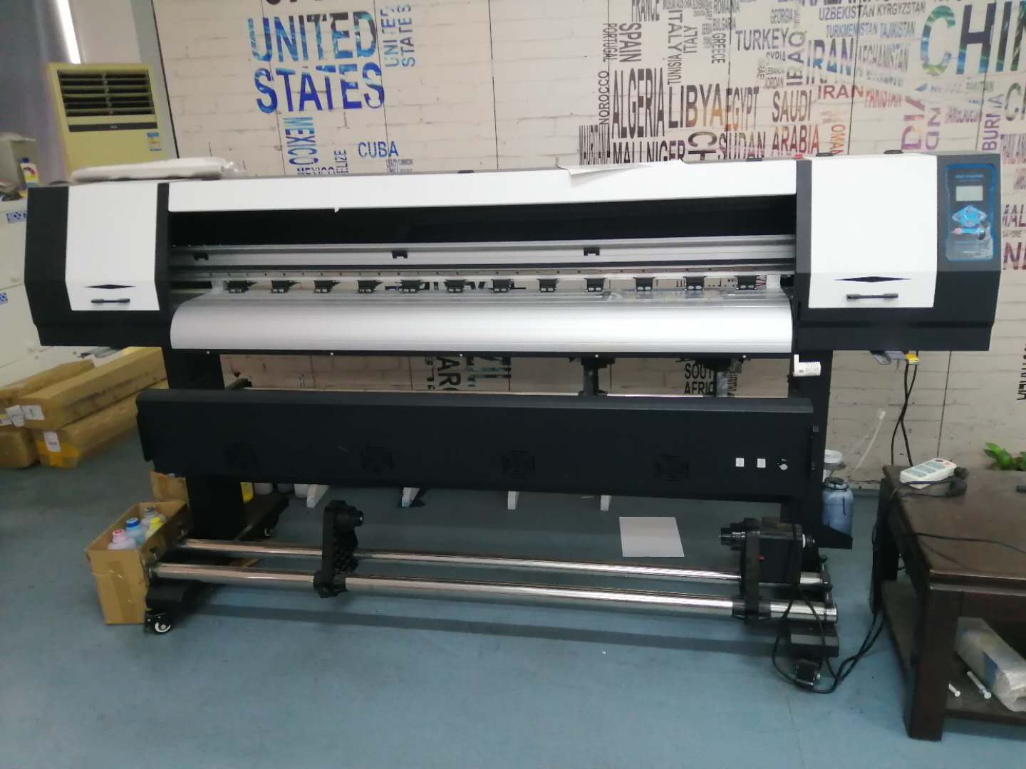 1.6m XP-1600 Blank Film Printer bakeng sa filimi ea Customized Hydrographic