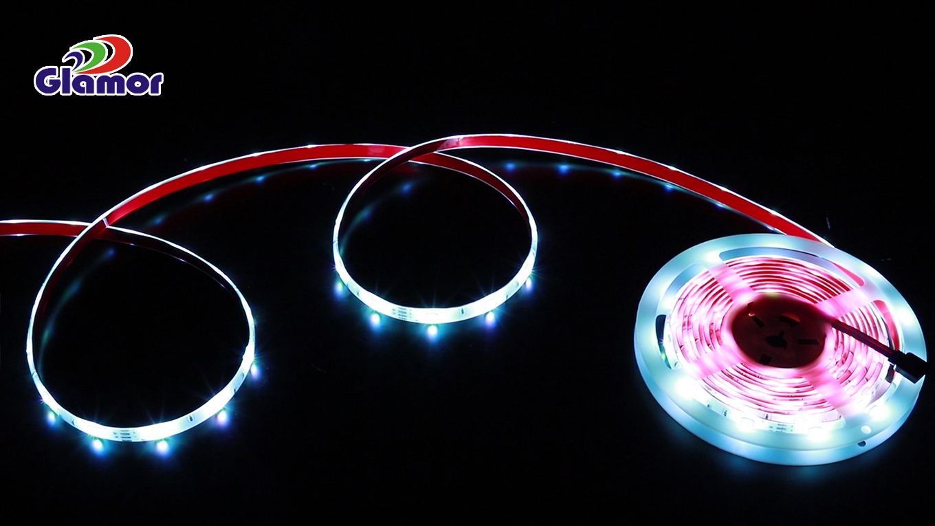 HighQuality DC 12V/24V RGB LED Strip light WholesaleGLAMOR