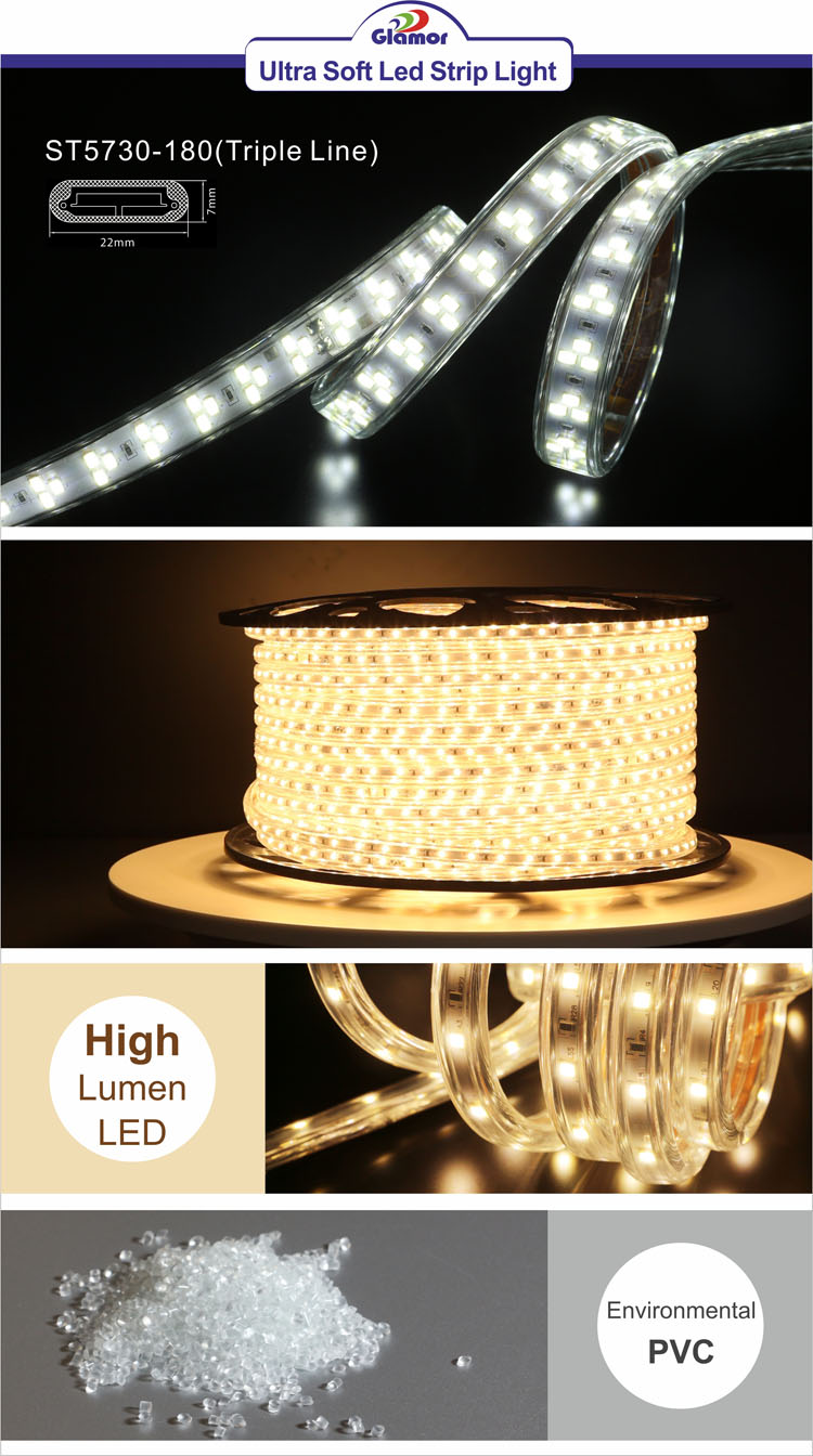 HighQuality Ultra Soft LED Strip Light (ST5730180T) WholesaleGLAMOR