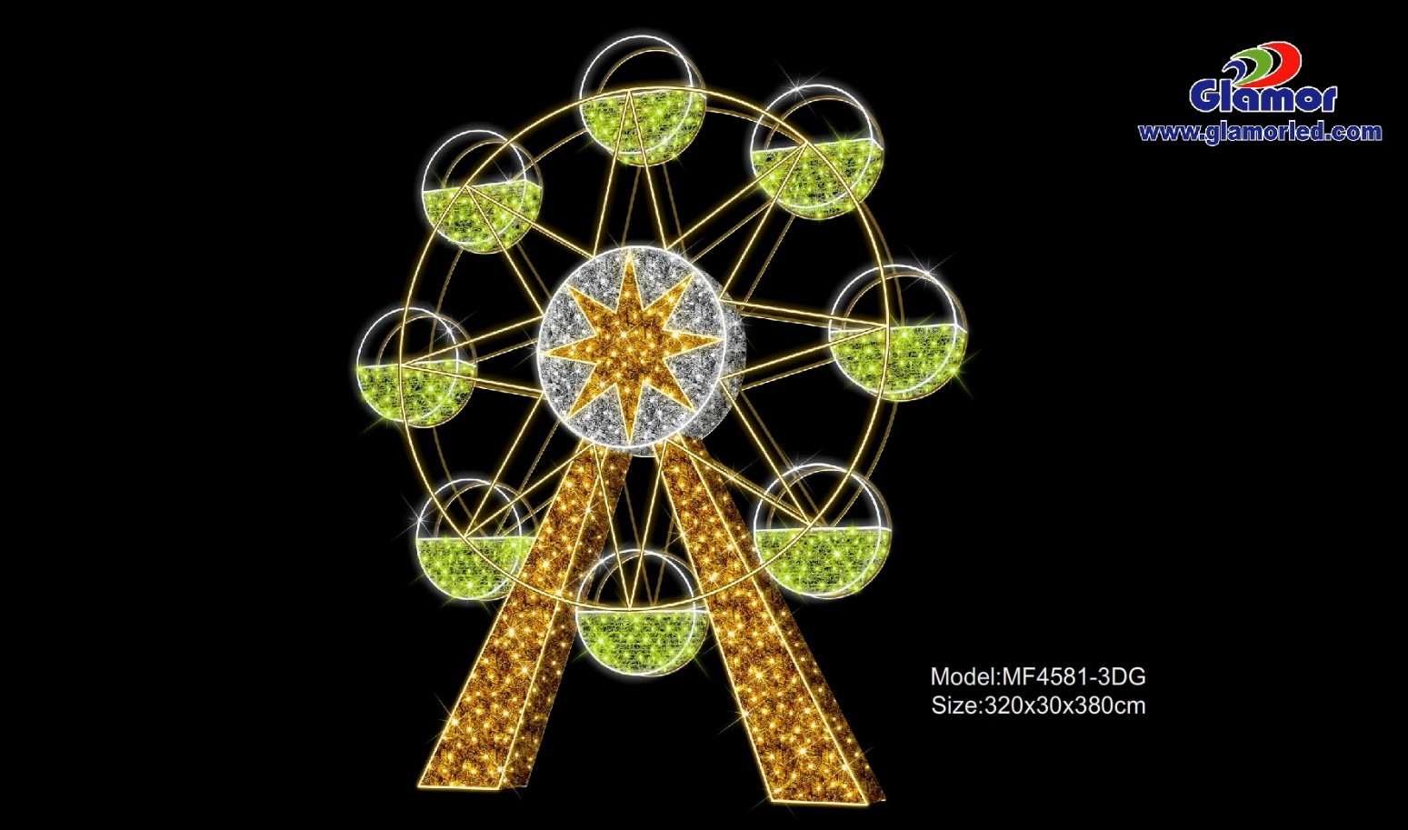 LED Motif Light With Chasing Effect - MF4581