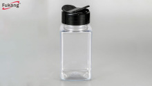 140ml PET plastic Spice bottle with shaker lid