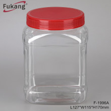Fukang 650ml food packing container cookie chocolate candy jar with customized cap and label test manufacturers