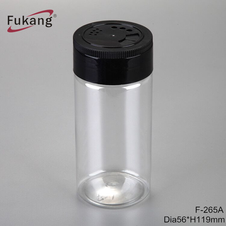  Best Quality Fukang 250ml spice bottle seasonning salt pepper condiments container with customized cap Factory 