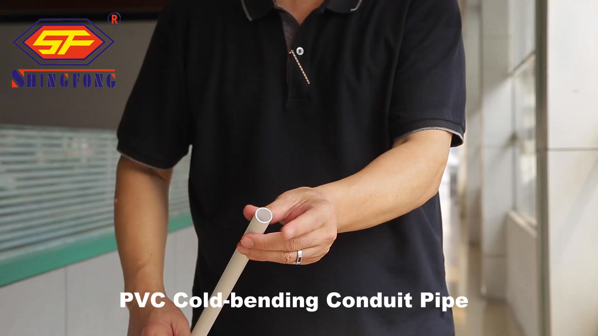 Intro na groothandel PVC koud-buiging conduit pyp met goeie prys shingfong