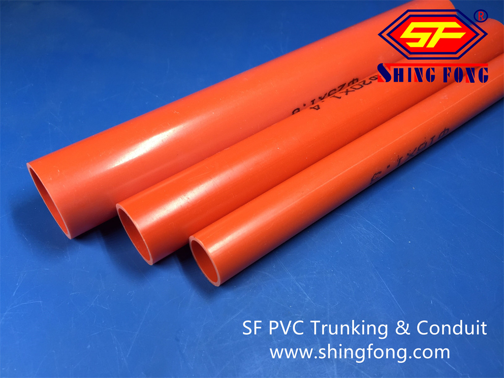 PVC Cable Conduit Wall PVC Cable Pipe Electrical PVC Conduit For Wire Protect