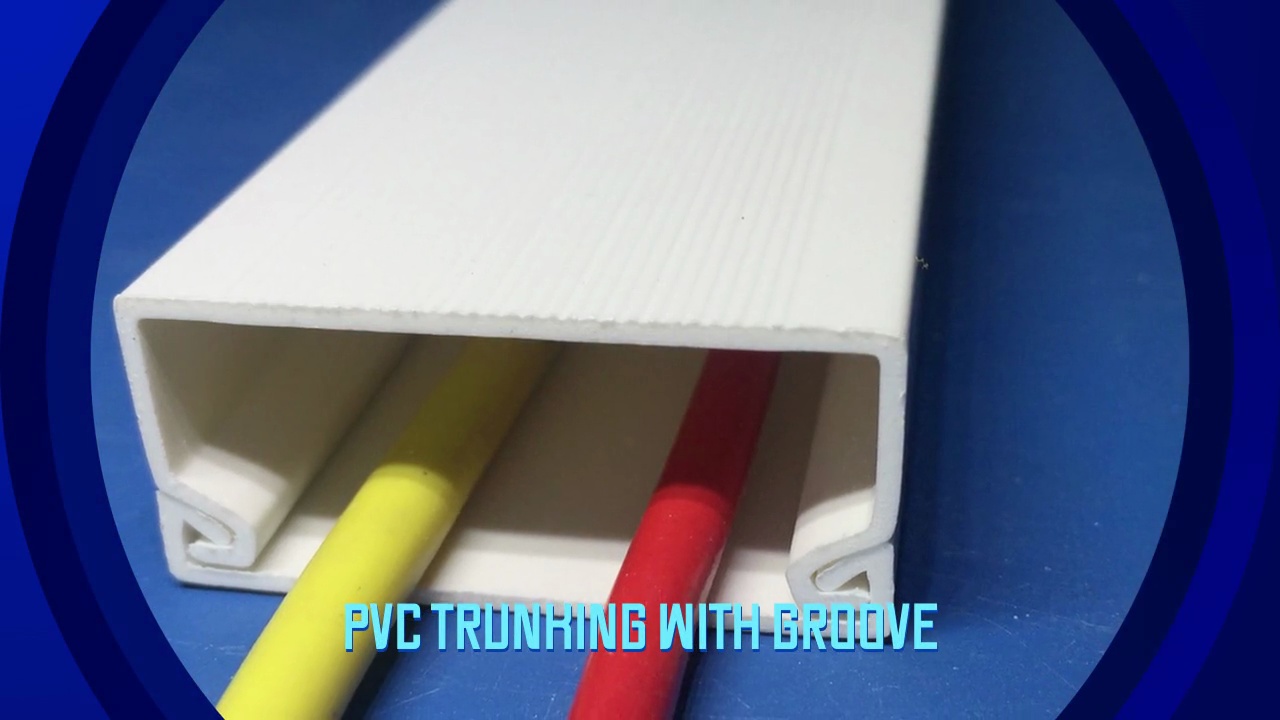 PVC Trunking with groove.