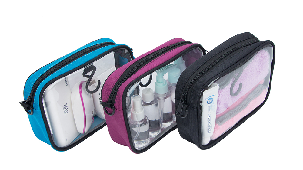 3Pack TSA Approved Toiletry Bag Clear Travel Bag Airline Compliant Bag