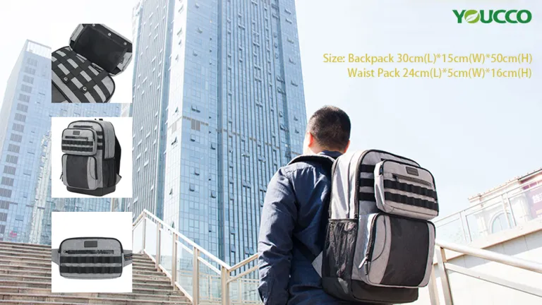 Sac à Dos Femme Extensible Grande Capacité - Sac Voyage Multi-Usage, 12 Poches, Imperméable