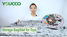 Kids Large Activities Playing Toy Storage Organizer Mat 210332-P