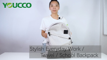 Wholesale waterproof lightweight travel laptop backpack stylish high school student daily backpack for college PM80722