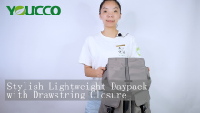 17L designer stylish lightweight daypack whit drawstring closure for travel and outdoor backpack bag PM80906
