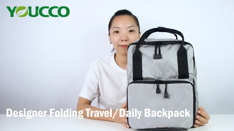 Borsa Weekend Pieghevole KOAHDE - Leggera, Impermeabile, Con Tasca Laterale E Porta Bagaglio - Foto 6