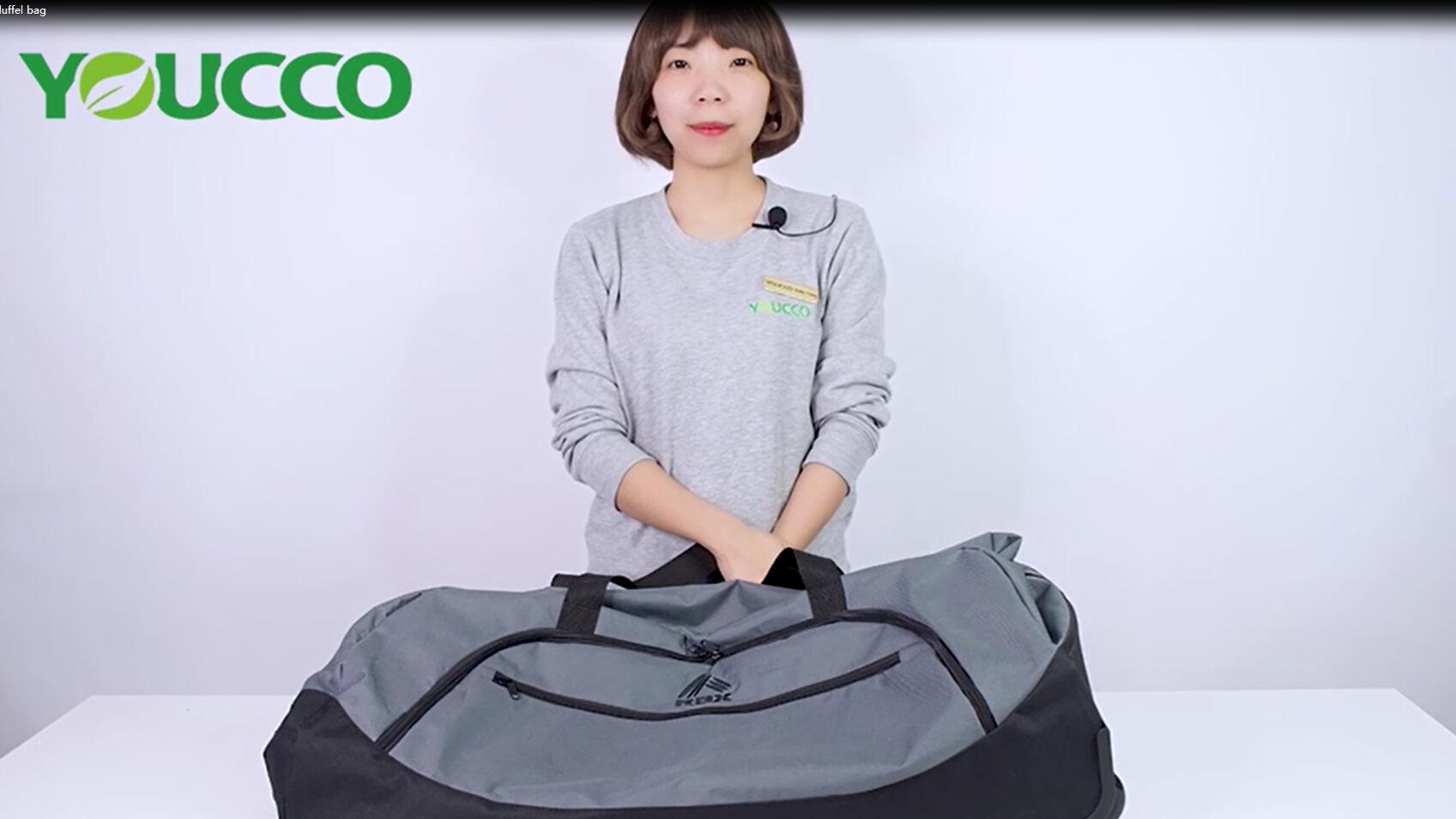 Wholesale Large 30" multi-pocket rolling duffel with telescopic handle with best price with good price - 210206