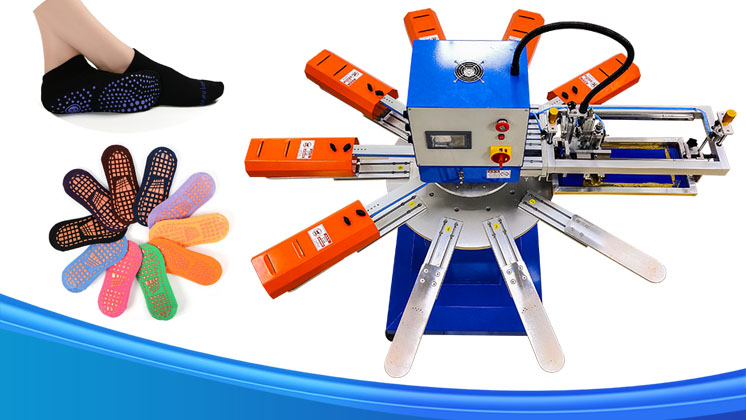 Screen Printing Machine for Anti-Slip Socks