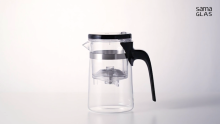 glassware factory direct modern glass teapot supplies, easy operation