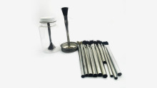 Acid brush / aluminum tube brush / tube brush / can be customized as cap brush / bristle