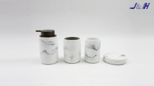 Polyresin 4-pieces bathroom accessories