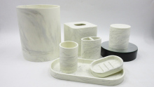 Polyresin-Clear resin in marble effect