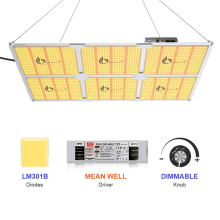 Free-assemble Indoor Greenhouse Hydroponic Plant qb288 Frame Quantum 600w LED Grow Light Full Spectrum