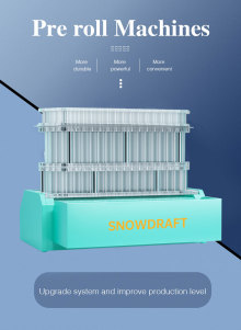 snowdraft 100PCS Fill Machine Cbd Cone Knockbox Filling Machine Tobacco Pre-Roll Cone Filling Machine