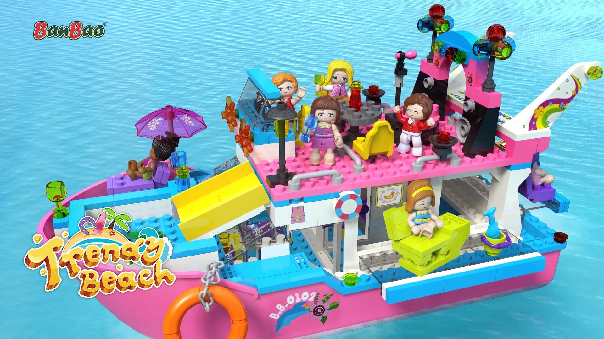 مجموعة Girls Block Toys Trendy Beach 2018
