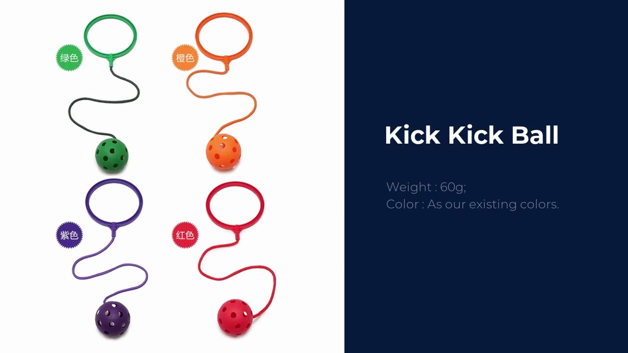 Kick Kick Ball.Weight : 60g;Color : As our existing colors.