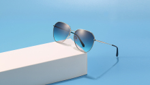 trendy unisex uv400 metal frame progressive color sunglasses sun glasses