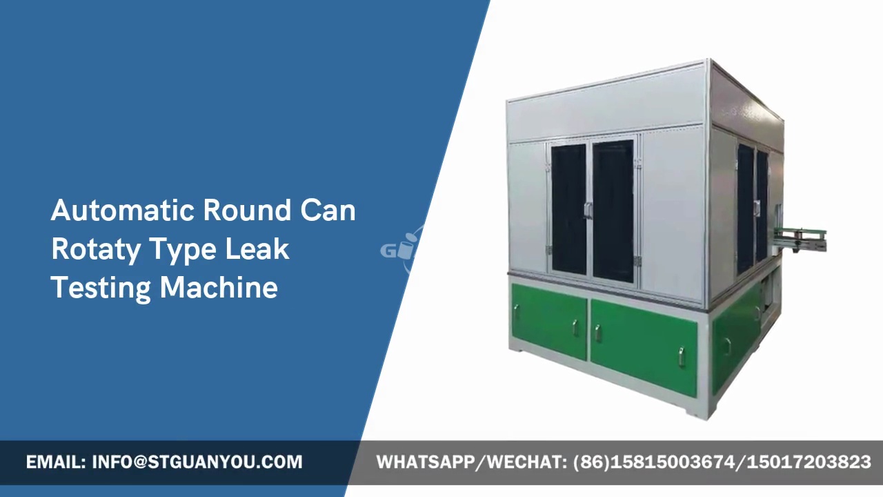 Automatic Round Can .Rotaty Type Leak .Testing Machine.