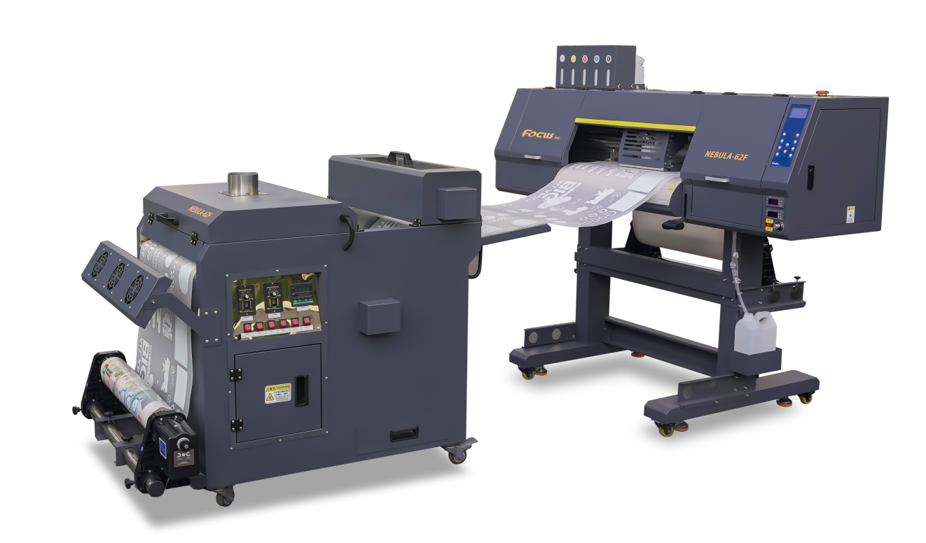 Focus large format pet film dtf printer, with 2-4 Epson 4720 or I3200 heads digital heat transfer printer