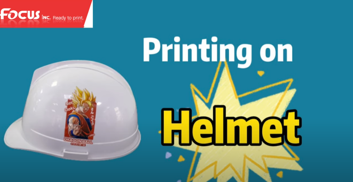 How to use UV DTF film to print a Helmet!!!