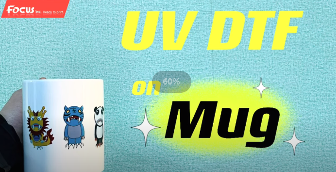 Printing UV DTF on the mugs!!!