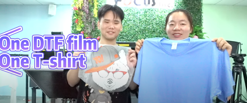 How to use a DTF printer print a good quality T-shirt?