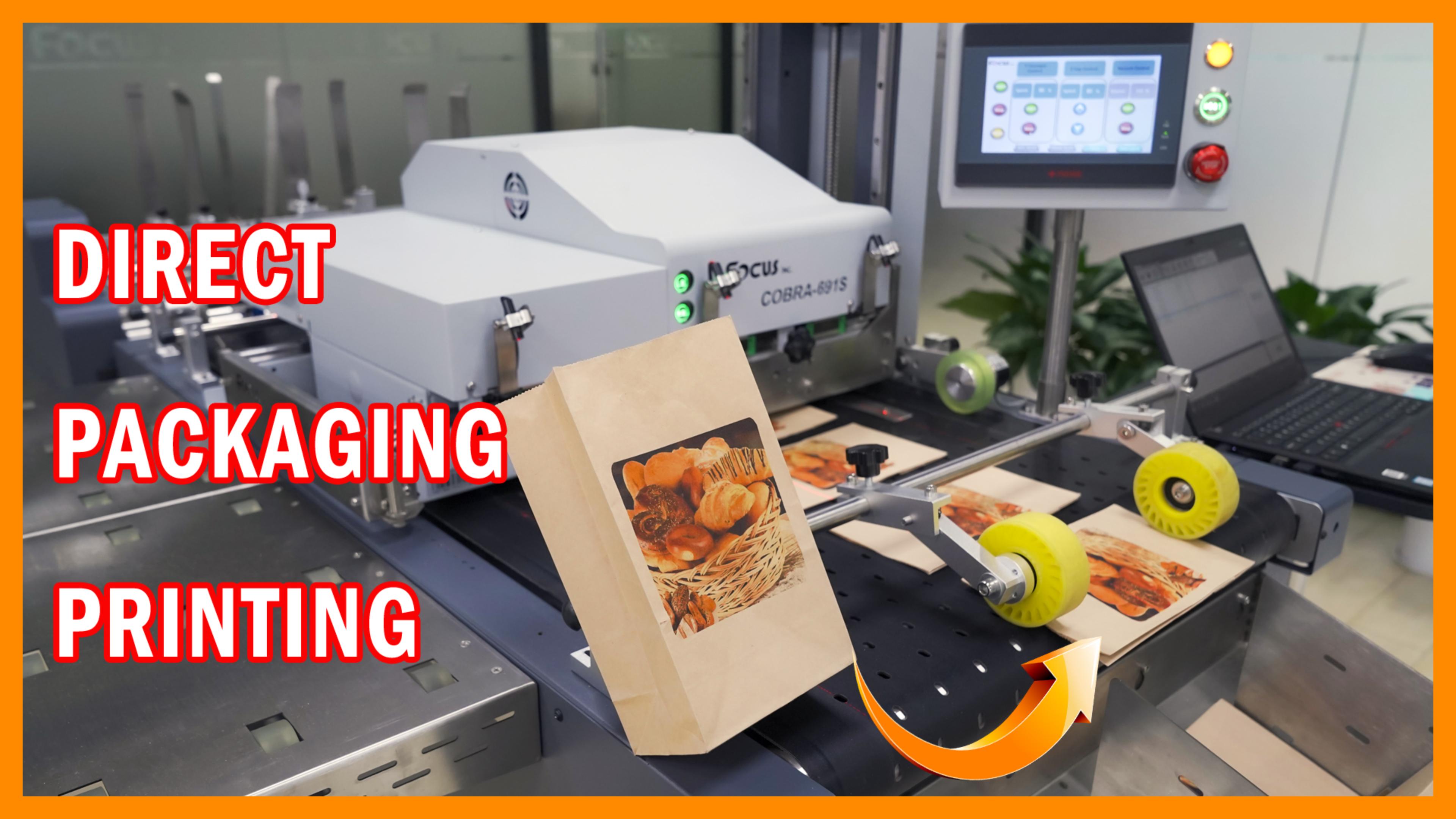 Focus Direct to Packaging Printer with Friction Feeder Print on Paper
