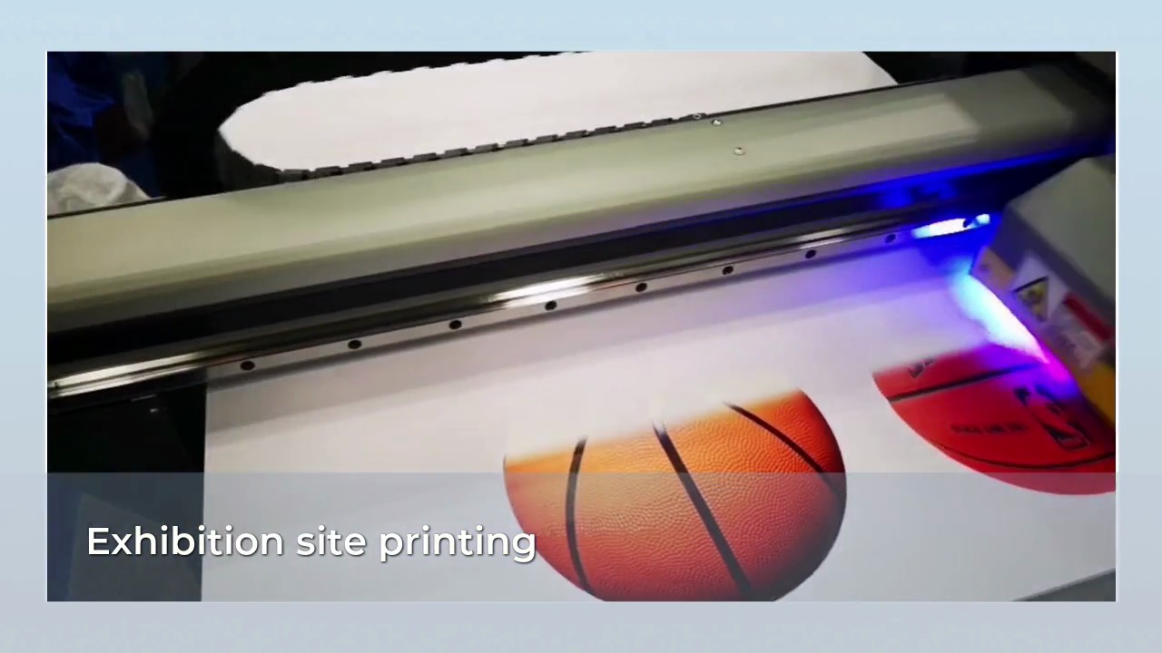 Exhibition site printing.