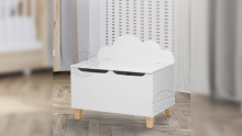 Wooden Kids Toy Box Storage For Children Furniture 702015