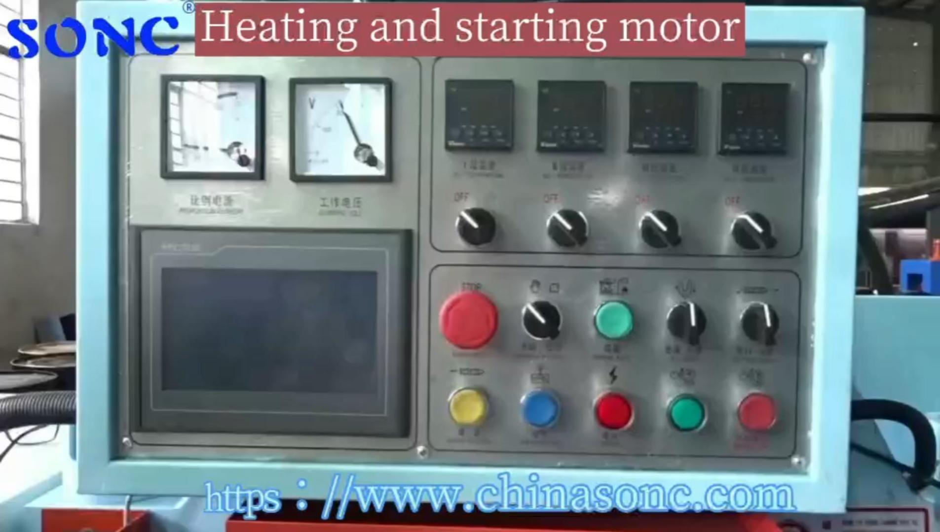 Equipment heating and automatic start