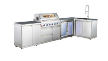 WST-001-5-2 Modular Stainless Steel Outdoor Kitchen Island Outdoor BBQ Grill