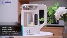 Electric Glass Kettle with Cordless Technology Easily Clean Double Wall Electric Kettle