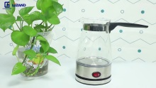 0.5L mini Glass Body Electric Turkish coffee maker pot stainless steel tea pot