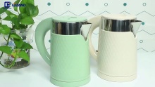 0.8L New Design Multi Color Option Double Wall Fully Automatic Electric Water Kettle Heating Kettle Pot for Home Use